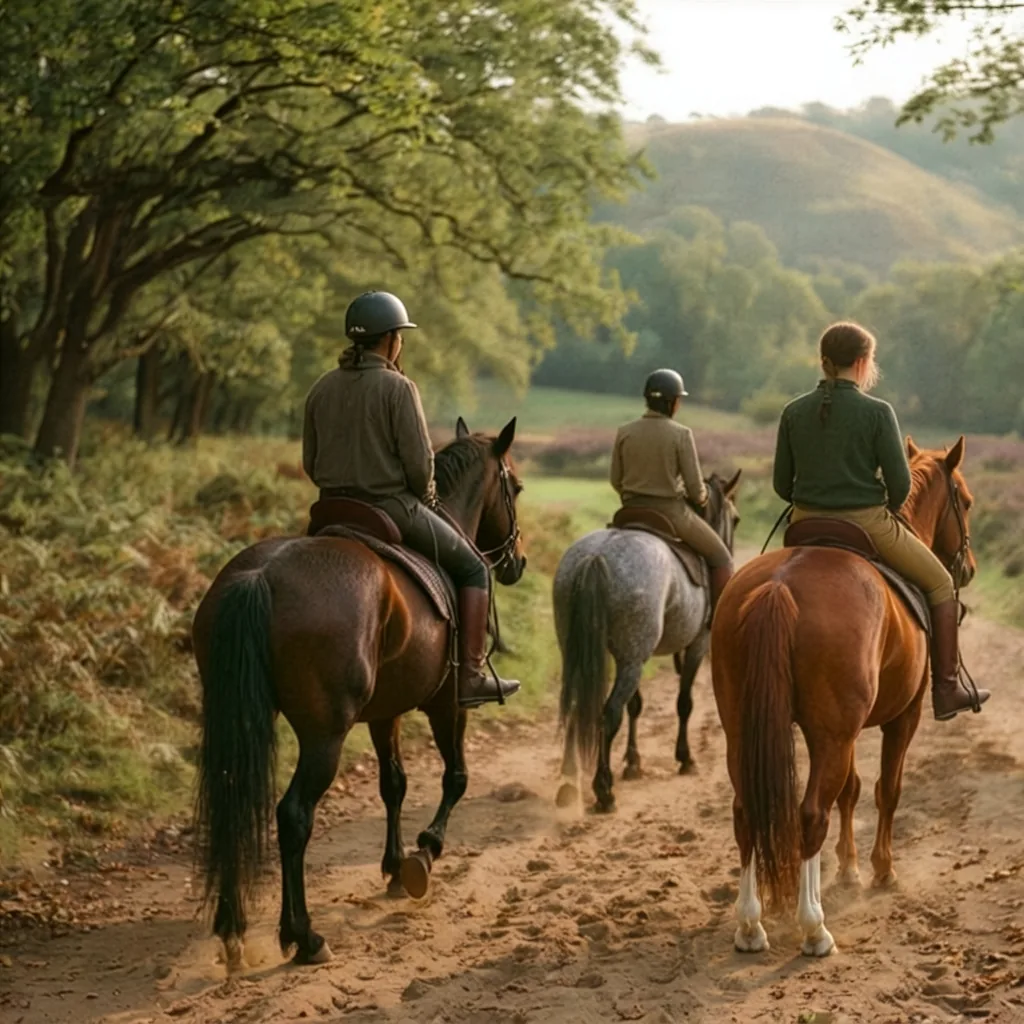 Balade à cheval en Haute-Vienne, autour de Meuzac