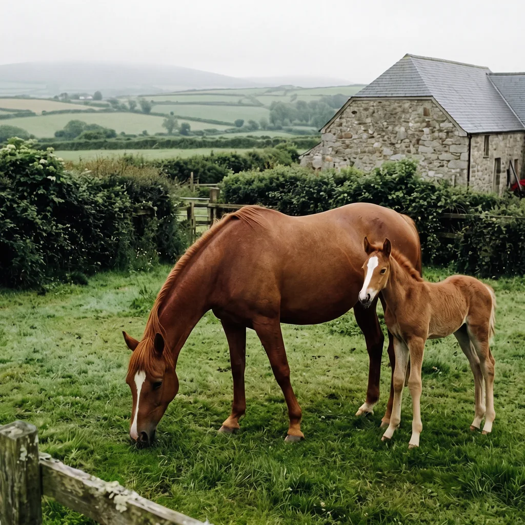 Élevage de chevaux au M. & Mme Renaudie, Meuzac