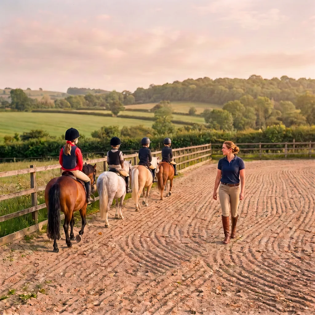 Cours de poney à Meuzac, Haute-Vienne